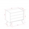 Commode bebe 3 tiroirs , Gamme vintage, marque vox