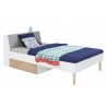 Lit ado design avec coffre et espace de rangement, Gamme teen