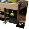 LIT ENFANT COMBINE 90X200  AVEC ESCALIER  ET  BUREAU ? GAMME SMART