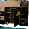 LIT ENFANT COMBINE 90X200  AVEC ESCALIER  ET  BUREAU ? GAMME SMART