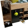 LIT ENFANT COMBINE 90X200  AVEC ESCALIER  ET  BUREAU ? GAMME SMART