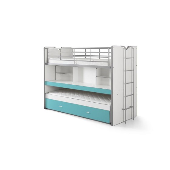 Lit superpose enfant 90x200 avec rangements , Gamme bonny