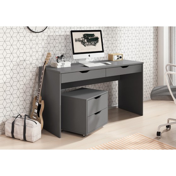 Bureau 2 tiroirs avec un conteneur , Gamme office