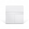 Meuble secretaire design 3 portes 1 tiroir , Gamme focus