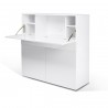 Meuble secretaire design 3 portes 1 tiroir , Gamme focus