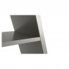 Bibliothèque design 1 colonne, 5 étagères, blanc,  Gamme delta