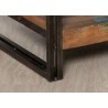 Table basse double plateau en teck recyclé, rectangulaire, Gamme atelier