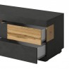 Meuble tv en bois, 2 tiroirs, 1 niche, 1 porte, Gamme florence