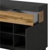 Buffet en bois, 219 cm longeur, 4 portes, 2 tiroirs, Gamme florence