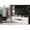 Meuble tv design, 2 portes, 1 tiroir, Gamme notte