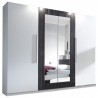 Armoire dressing contemporaine 4 portes , Gamme arte