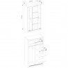 Armoire dressing design 2 portes coulissantes , Gamme concept