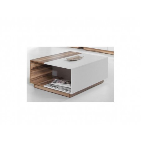 Table basse double plateau en bois, rectangle, Gamme mya
