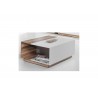 Table basse double plateau en bois, rectangle, Gamme mya