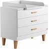 Commode bebe 3 tiroirs, Gamme lounge, marque vox