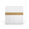 Meuble secretaire design 3 portes 1 tiroir , Gamme focus
