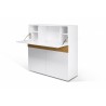 Meuble secretaire design 3 portes 1 tiroir , Gamme focus