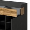Buffet en bois, 3 portes, 1 tiroir, Gamme florence