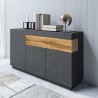 Buffet en bois, 3 portes, 1 tiroir, Gamme florence