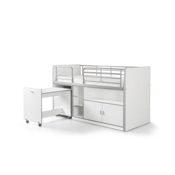 Lit compact enfant 90x200 avec bureau- Gamme bonny