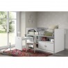 Lit compact enfant 90x200 avec bureau- Gamme bonny