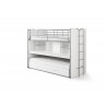 Lit superpose enfant 90x200 avec rangements , Gamme bonny