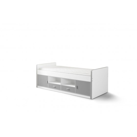 Lit enfant 90x200 avec rangements, Gamme bonny