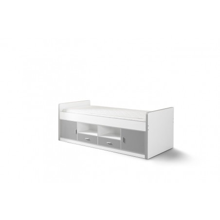 Lit enfant 90x200 avec rangements, Gamme bonny