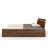 Lit en bois massif pin avec tiroirs de rangement  , Gamme nash