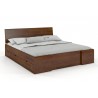 Lit double  design en pin massif avec tiroirs de rangement , Gamme indigo