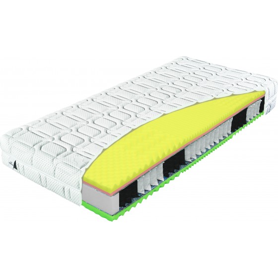 MATELAS A RESSORTS ENSACHES ET MOUSSE 7 ZONES 24 CM ALGUA ? GAMME DREAMNIGHT