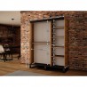 Armoire dressing,  2 portes, 2 penderies et 5 niches,  Gamme RICCIANO