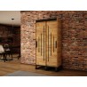 Armoire dressing,  2 portes, 2 penderies et 5 niches,  Gamme RICCIANO_Y