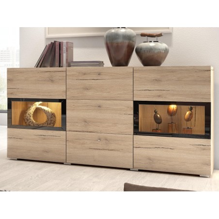 Buffet 2 portes et 3 tiroirs, Gamme Baros