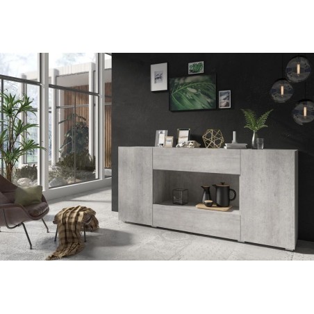 Buffet design 2 portes 2 tiroir 1 niche, Gamme notte