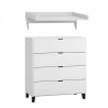 Commode 4 tiroirs, Gamme simple, marque vox