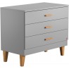 Commode bebe 3 tiroirs, Gamme lounge, marque vox