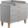 Commode bebe 3 tiroirs, Gamme lounge, marque vox
