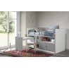 Lit compact enfant 90x200 avec bureau- Gamme bonny