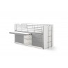 Lit compact enfant 90x200 avec bureau rabattable- Gamme bonny