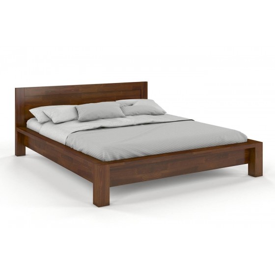 Lit  double contemporain en bois pin massif , Gamme oslo