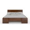 Lit en bois massif pin , Gamme indigo