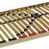 Sommier a lattes multiplis bois hetre  massif zone lombaire reglable , Gamme slimwood