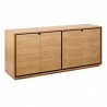 Buffet design en teck massif 4 portes, Gamme dynamic