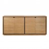Buffet design en teck massif 4 portes, Gamme dynamic