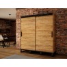 Armoire dressing,  2 portes, 2 penderies et 5 niches,  Gamme RICCIANO