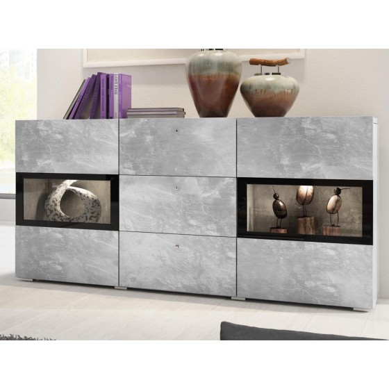 Buffet 2 portes et 3 tiroirs, Gamme Baros