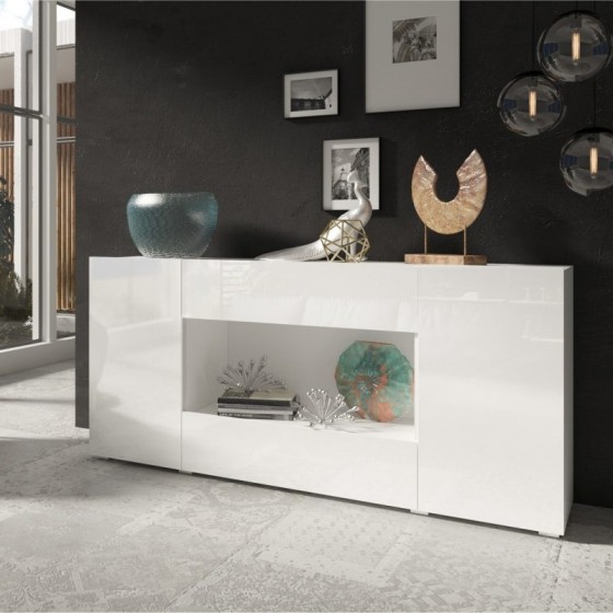 Buffet design 2 portes 2 tiroir 1 niche, Gamme notte