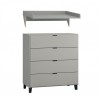 Commode 4 tiroirs, Gamme simple, marque vox