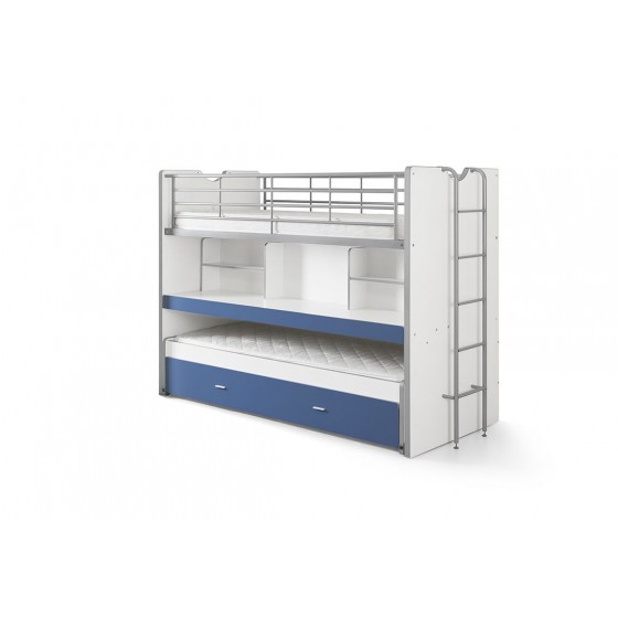 Lit superpose enfant 90x200 avec rangements , Gamme bonny